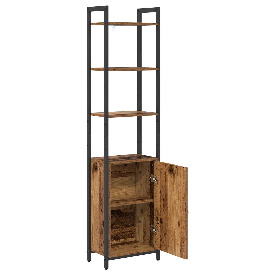 Bogskab Gammelt træ 40 x 24 x 161 cm Konstrueret træ