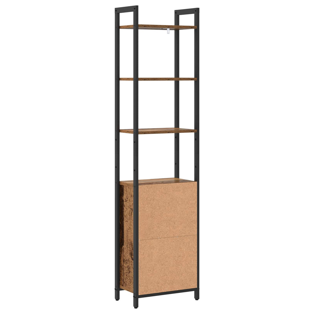 Bogskab Gammelt træ 40 x 24 x 161 cm Konstrueret træ