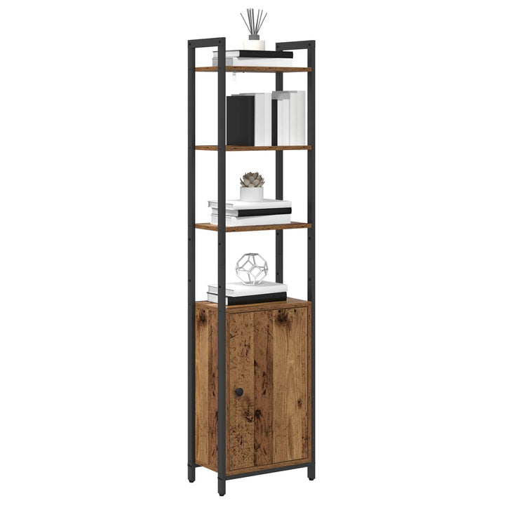 Bogskab Gammelt træ 40 x 24 x 161 cm Konstrueret træ