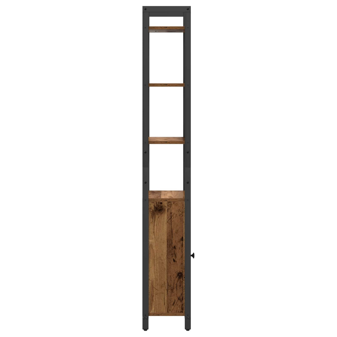 Bogskab Gammelt træ 40 x 24 x 161 cm Konstrueret træ