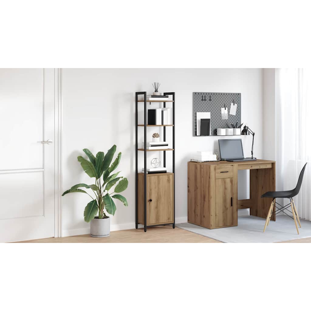 Bogskab Artisan Egetræ 40 x 24 x 161 cm Konstrueret træ