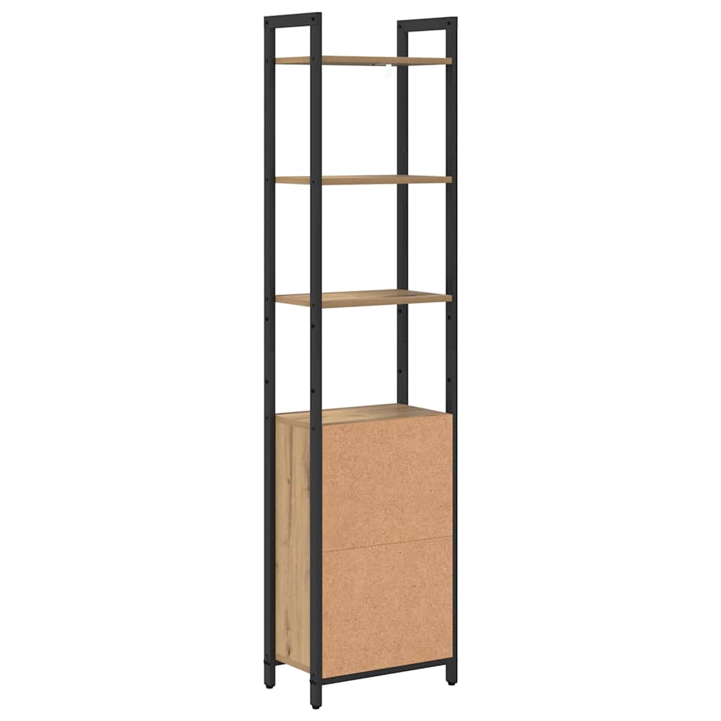 Bogskab Artisan Egetræ 40 x 24 x 161 cm Konstrueret træ