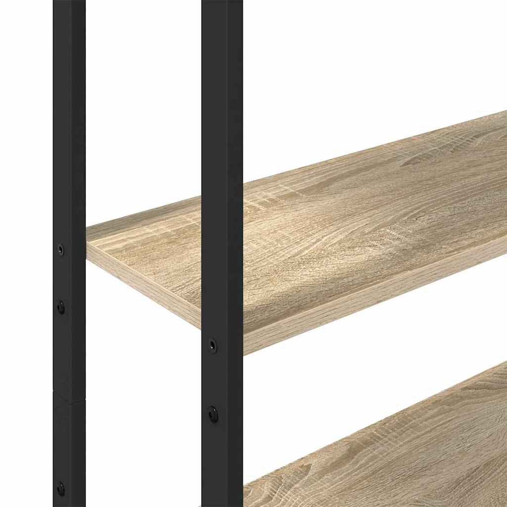 Bogskab Sonoma eg 60 x 24 x 161 cm Konstrueret træ
