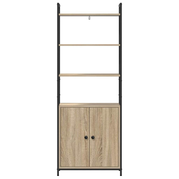 Bogskab Sonoma eg 60 x 24 x 161 cm Konstrueret træ