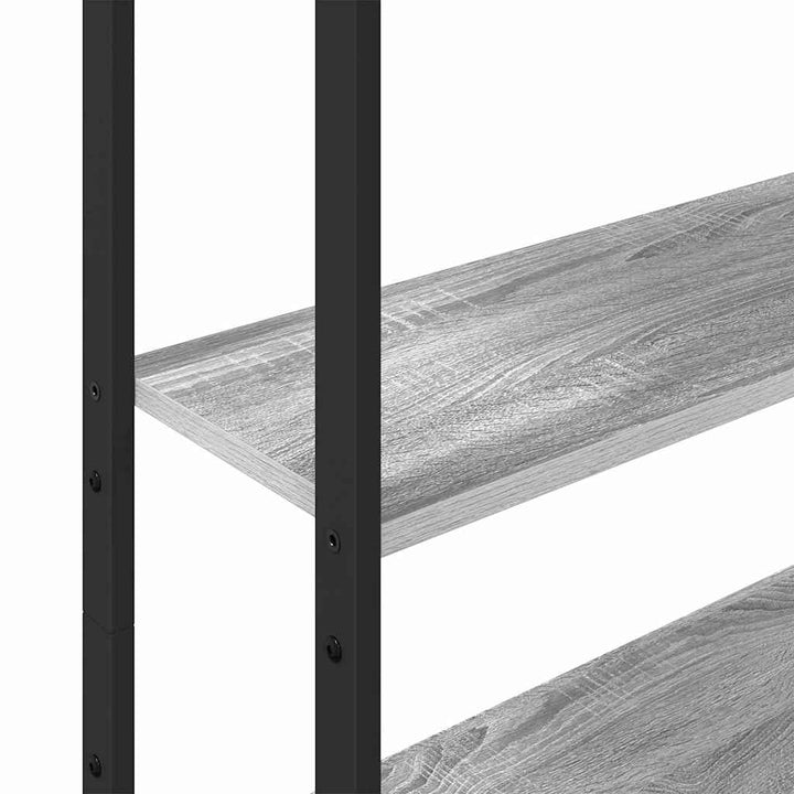 Bogskab Grå Sonoma 60 x 24 x 161 cm Konstrueret træ