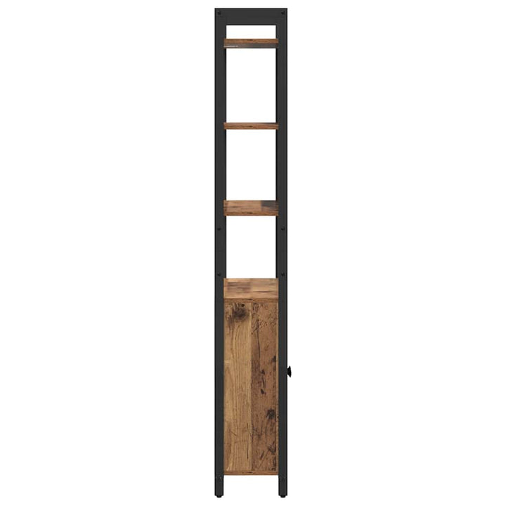 Bogskab Gammelt træ 60 x 24 x 161 cm Konstrueret træ