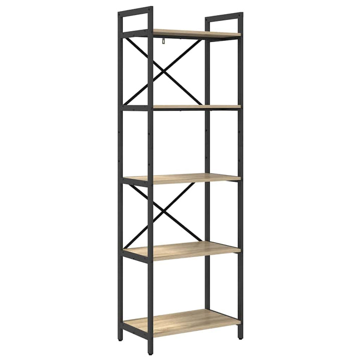 Bogreol Sonoma eg 56 x 34 x 171 cm Konstrueret træ