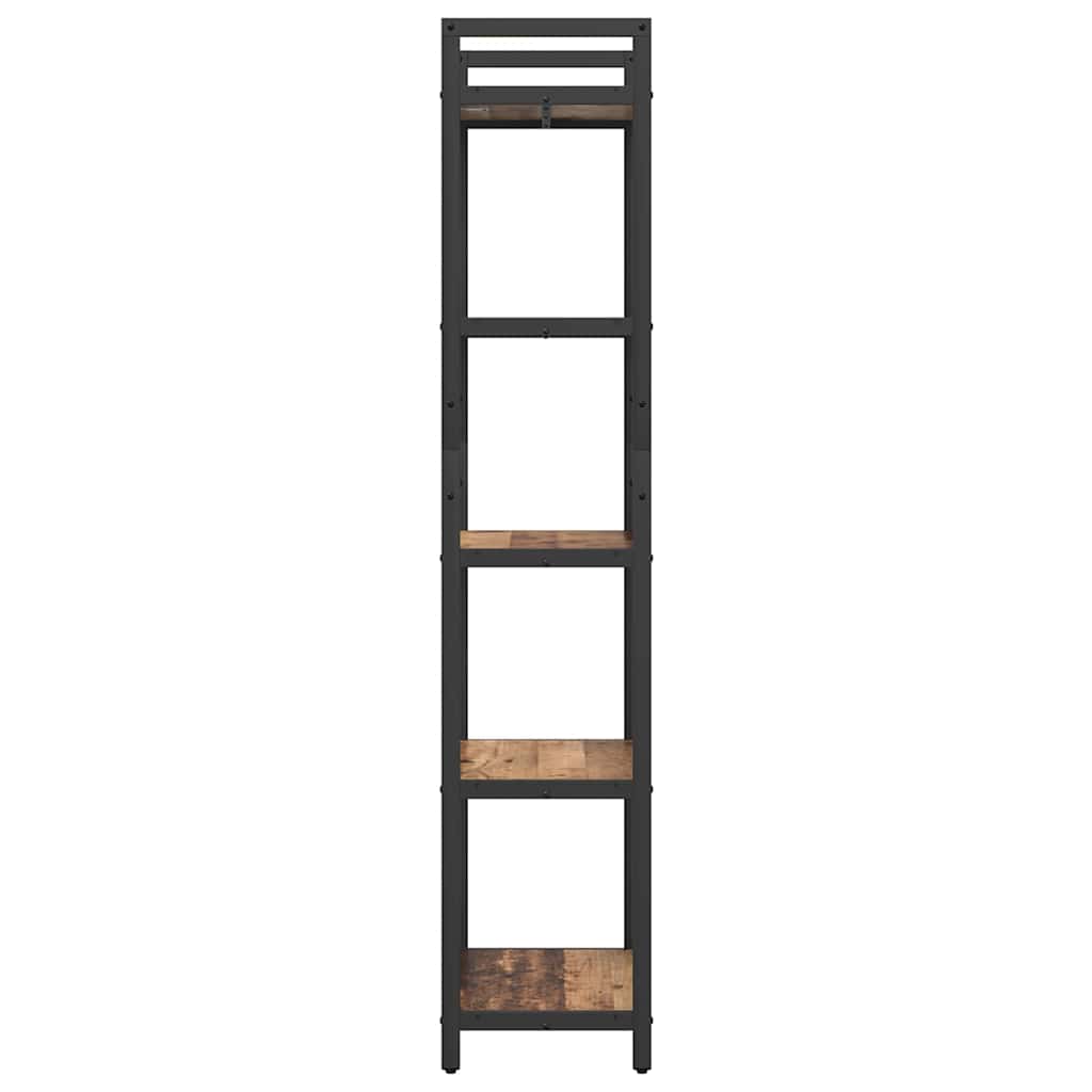 Bogreol Gammelt træ 56 x 34 x 171 cm Konstrueret træ