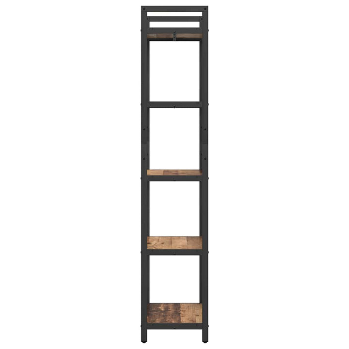Bogreol Gammelt træ 56 x 34 x 171 cm Konstrueret træ