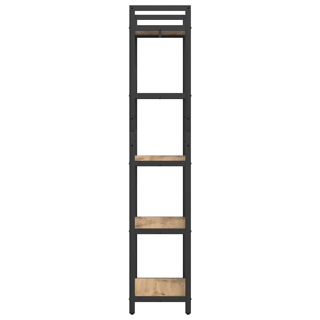 Bogreol Artisan Egetræ 56 x 34 x 171 cm Konstrueret træ