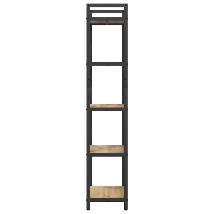 Bogreol Artisan Egetræ 56 x 34 x 171 cm Konstrueret træ