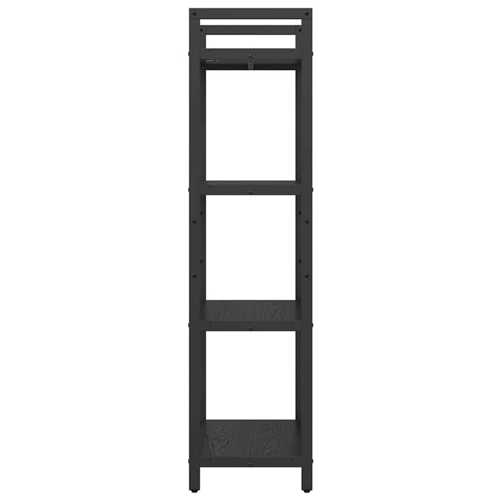 Bogreol Sort eg 56 x 34 x 133,5 cm Konstrueret træ