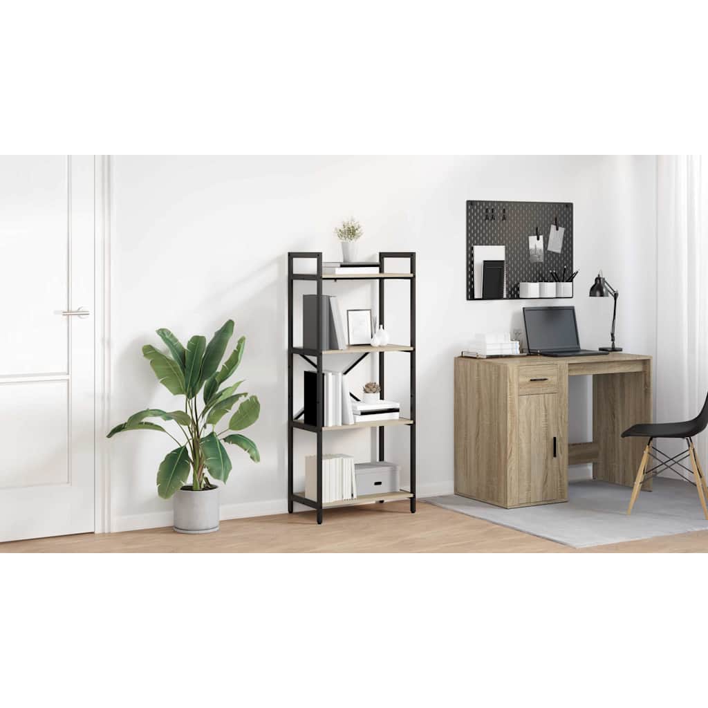 Bogreol Sonoma eg 56 x 34 x 133,5 cm Konstrueret træ
