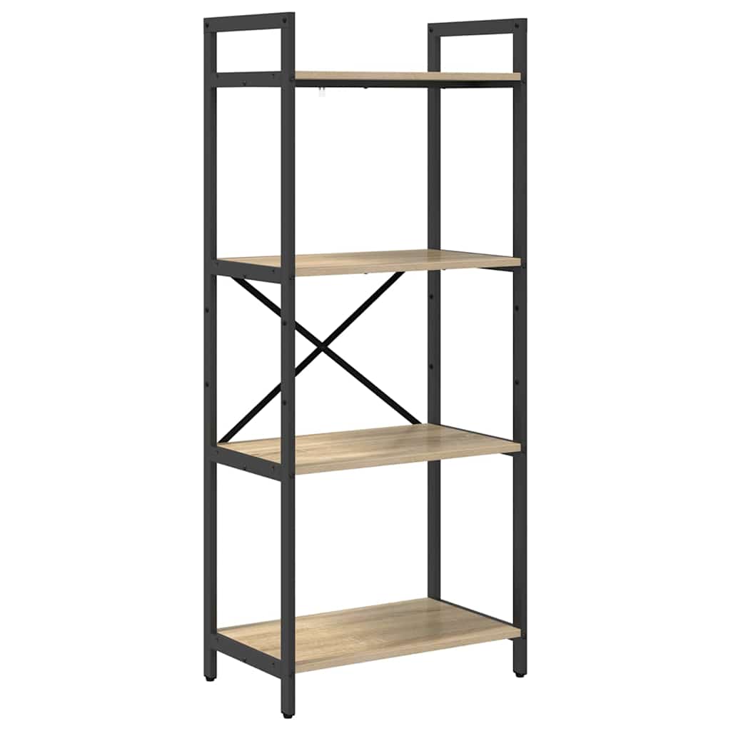 Bogreol Sonoma eg 56 x 34 x 133,5 cm Konstrueret træ