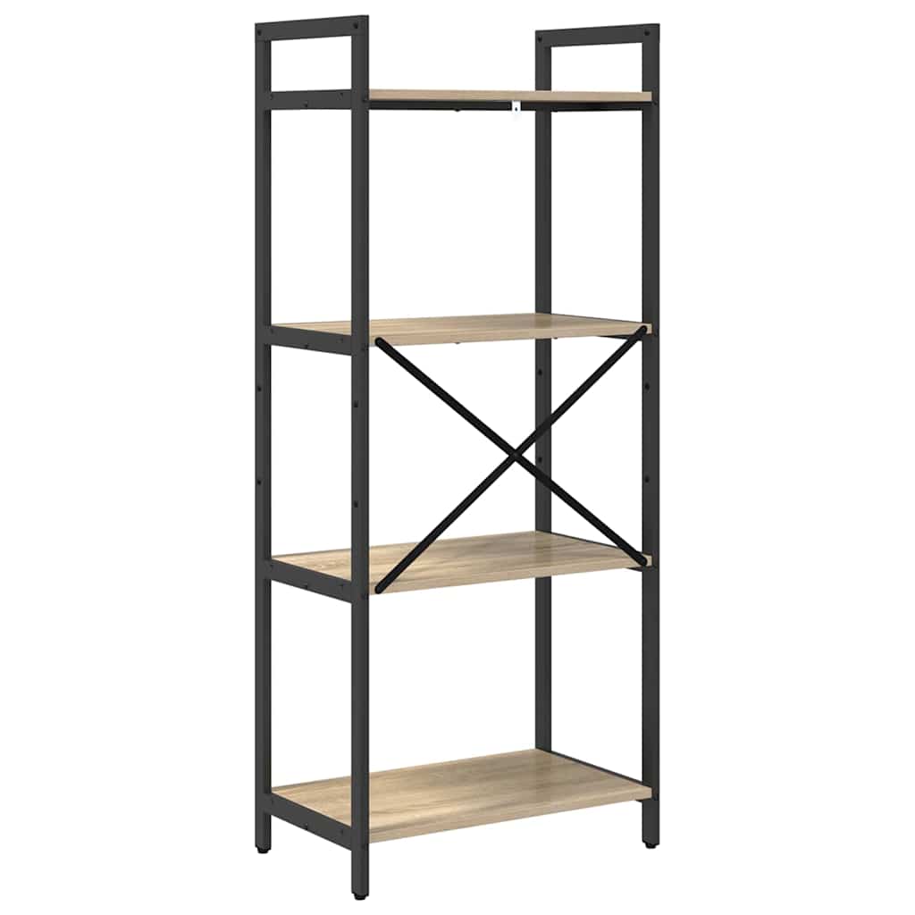 Bogreol Sonoma eg 56 x 34 x 133,5 cm Konstrueret træ