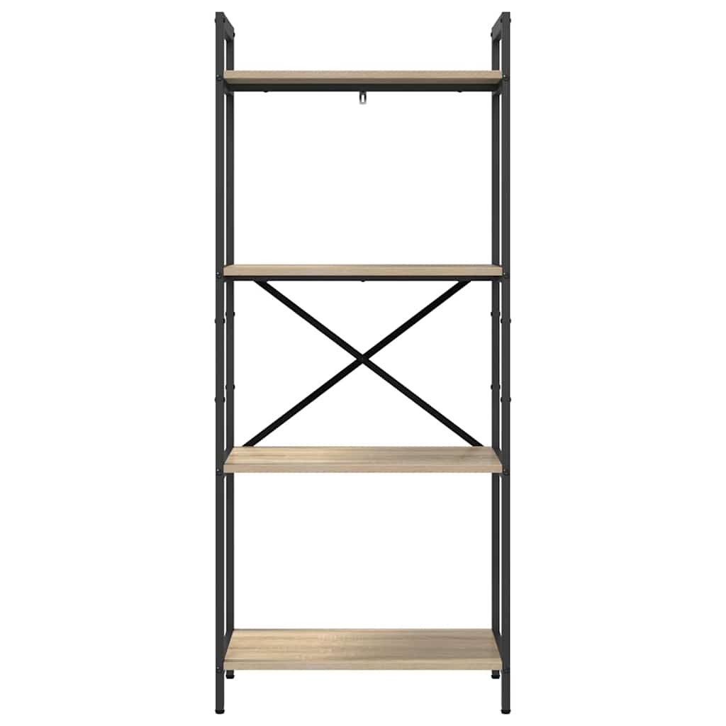 Bogreol Sonoma eg 56 x 34 x 133,5 cm Konstrueret træ
