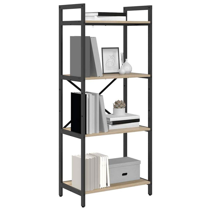 Bogreol Sonoma eg 56 x 34 x 133,5 cm Konstrueret træ