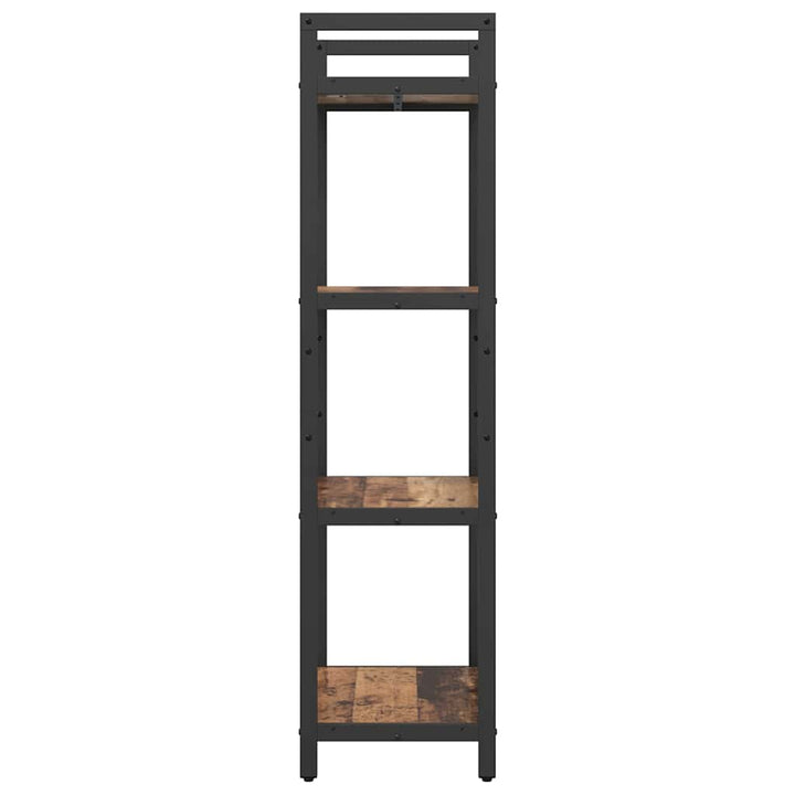 Bogreol Gammelt træ 56 x 34 x 133,5 cm Konstrueret træ