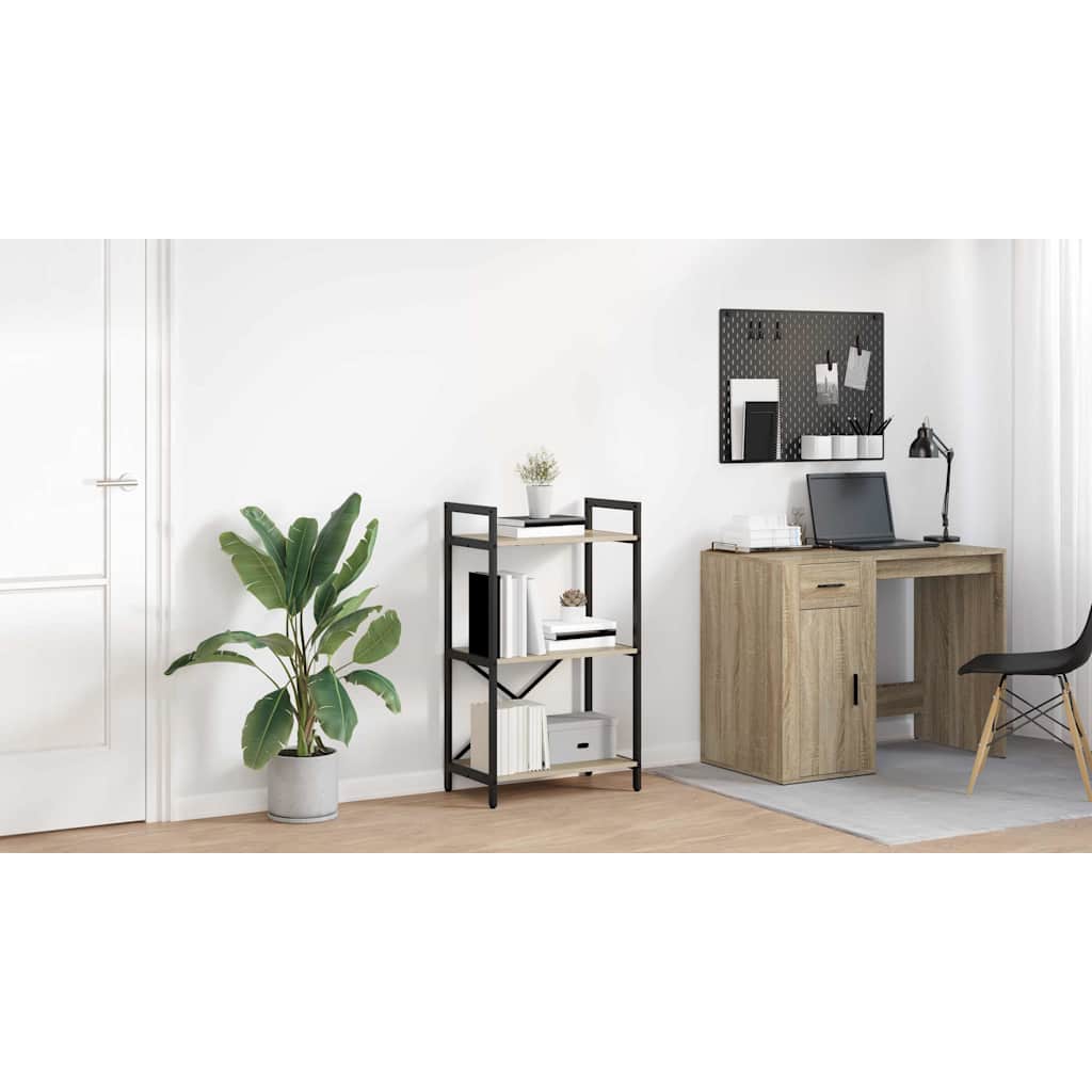 Bogreol Sonoma eg 56 x 34 x 96 cm Konstrueret træ