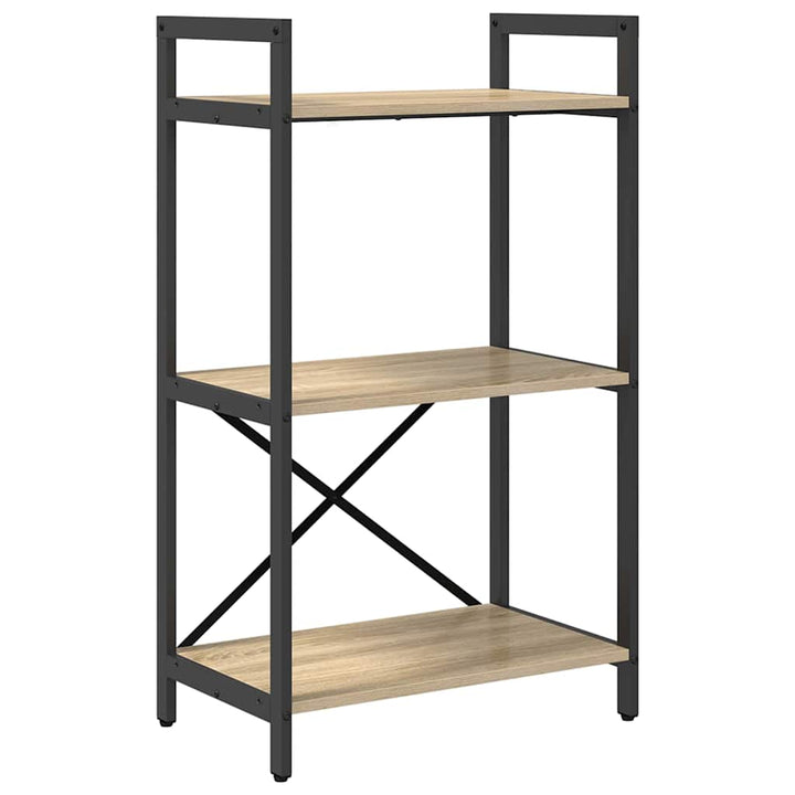 Bogreol Sonoma eg 56 x 34 x 96 cm Konstrueret træ