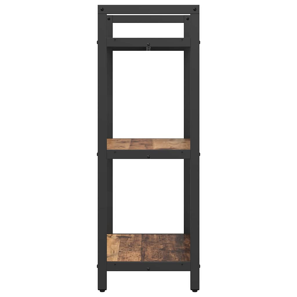 Bogreol Gammelt træ 56 x 34 x 96 cm Konstrueret træ