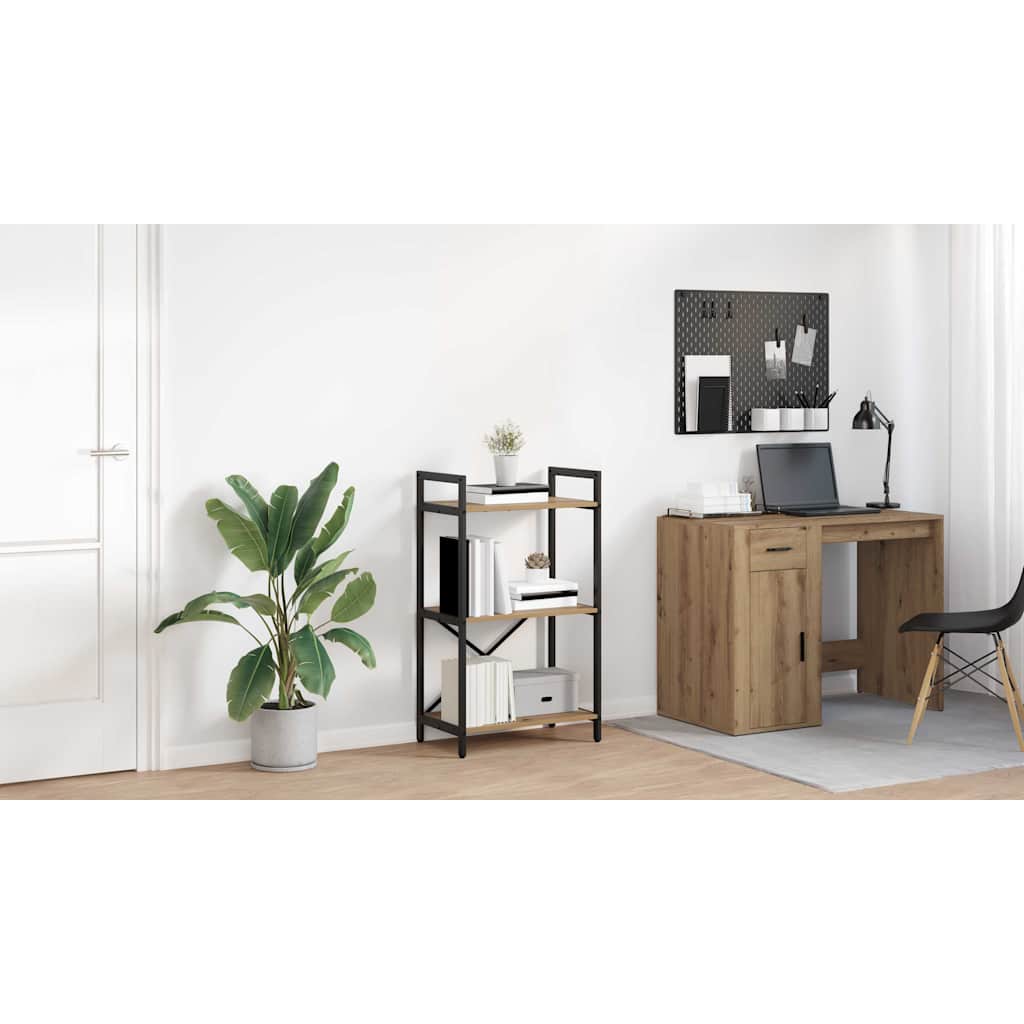 Bogreol Artisan Egetræ 56 x 34 x 96 cm Konstrueret træ