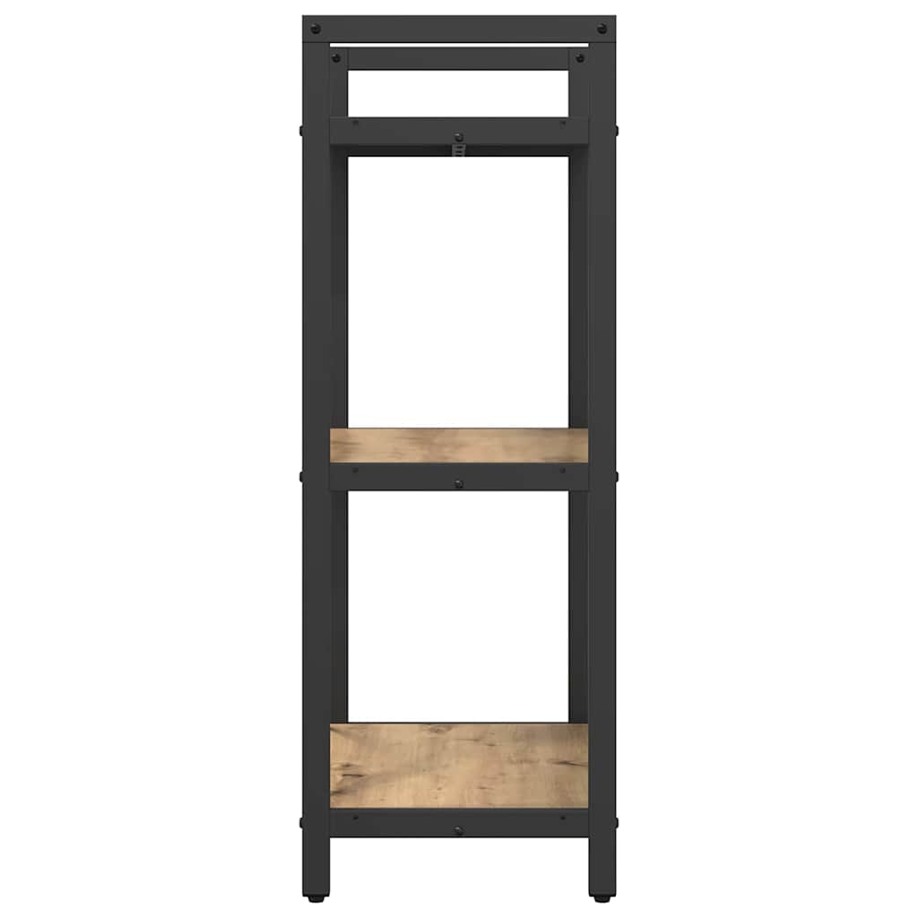 Bogreol Artisan Egetræ 56 x 34 x 96 cm Konstrueret træ