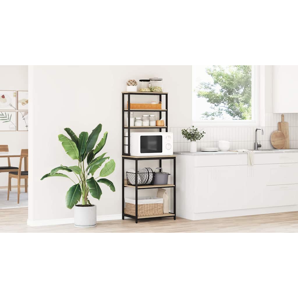 Køkkenhylde Sonoma eg 60 x 40 x 168 cm Konstrueret træ