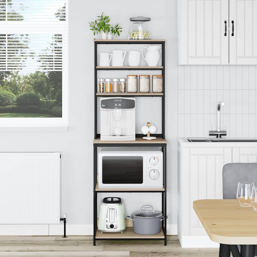Køkkenhylde Sonoma eg 60 x 40 x 168 cm Konstrueret træ