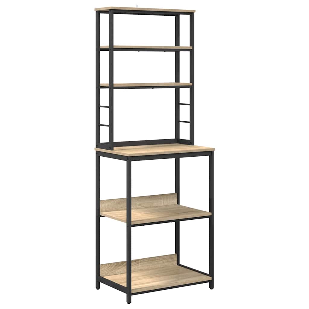 Køkkenhylde Sonoma eg 60 x 40 x 168 cm Konstrueret træ