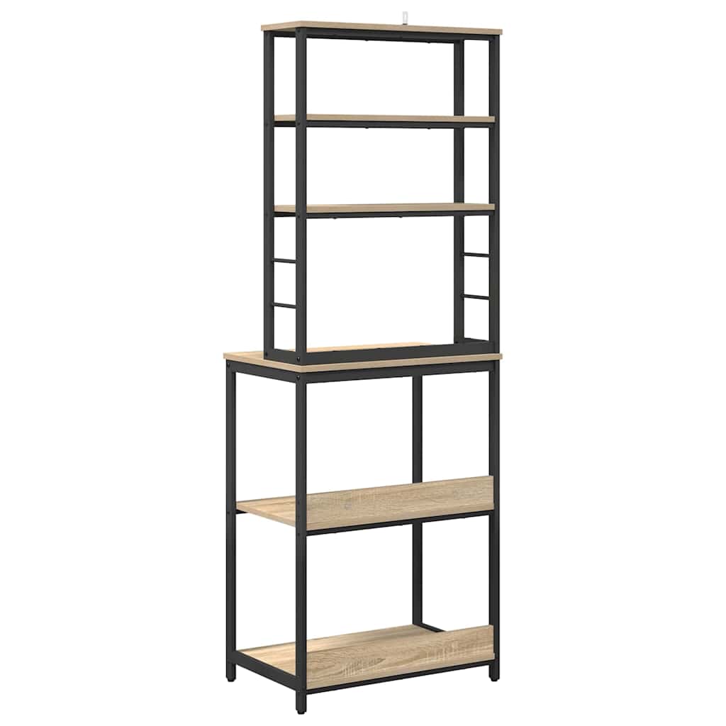 Køkkenhylde Sonoma eg 60 x 40 x 168 cm Konstrueret træ