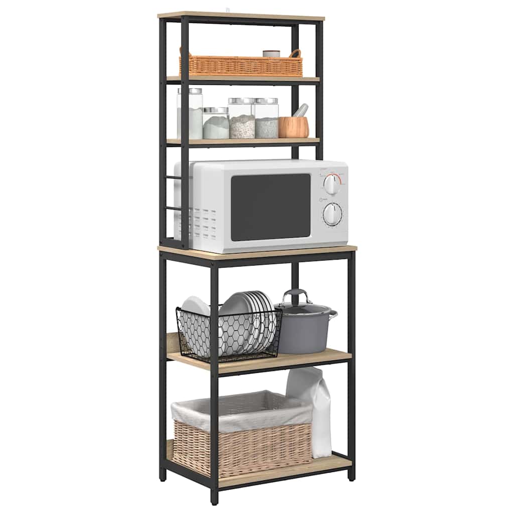 Køkkenhylde Sonoma eg 60 x 40 x 168 cm Konstrueret træ