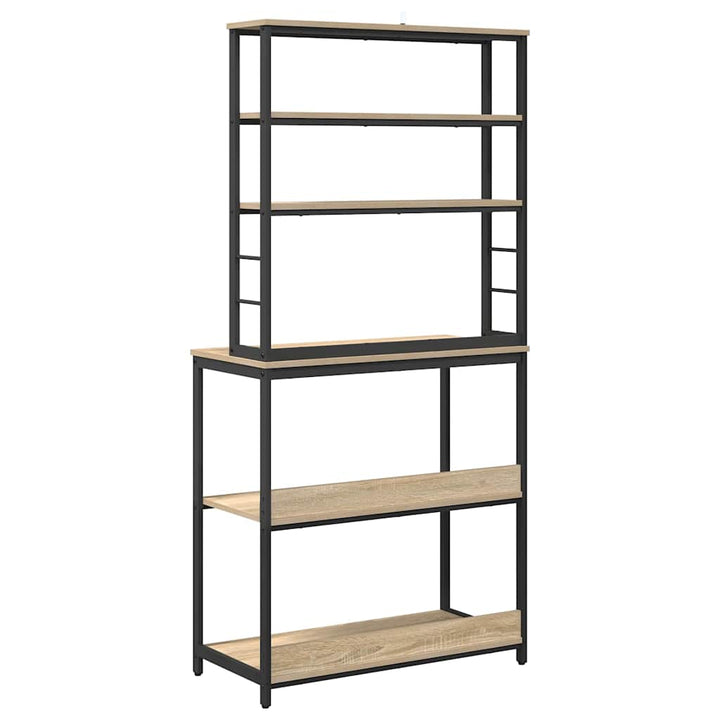 Køkkenhylde Sonoma eg 80 x 40 x 168 cm Konstrueret træ