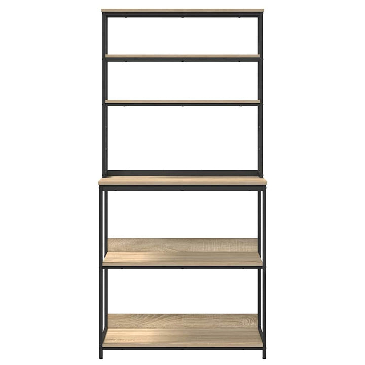 Køkkenhylde Sonoma eg 80 x 40 x 168 cm Konstrueret træ