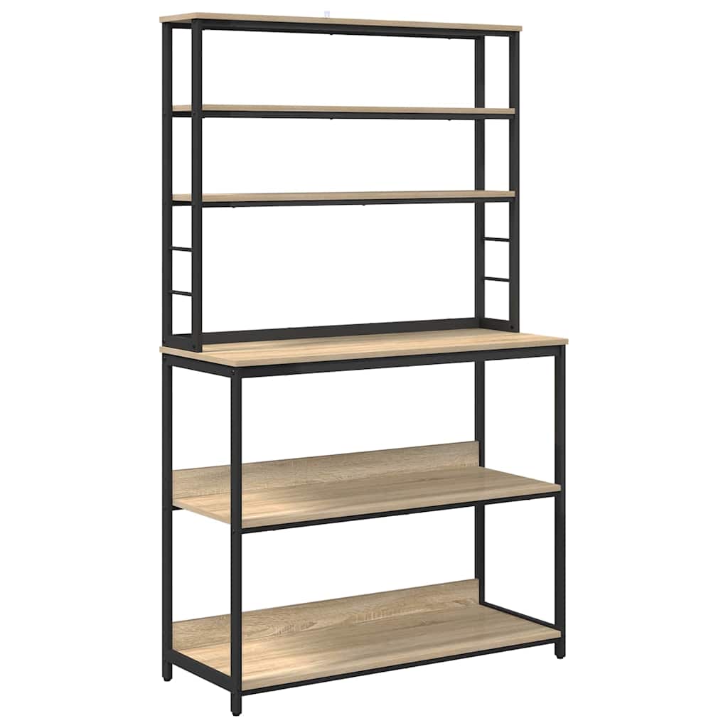 Køkkenhylde Sonoma eg 100 x 40 x 168 cm Konstrueret træ