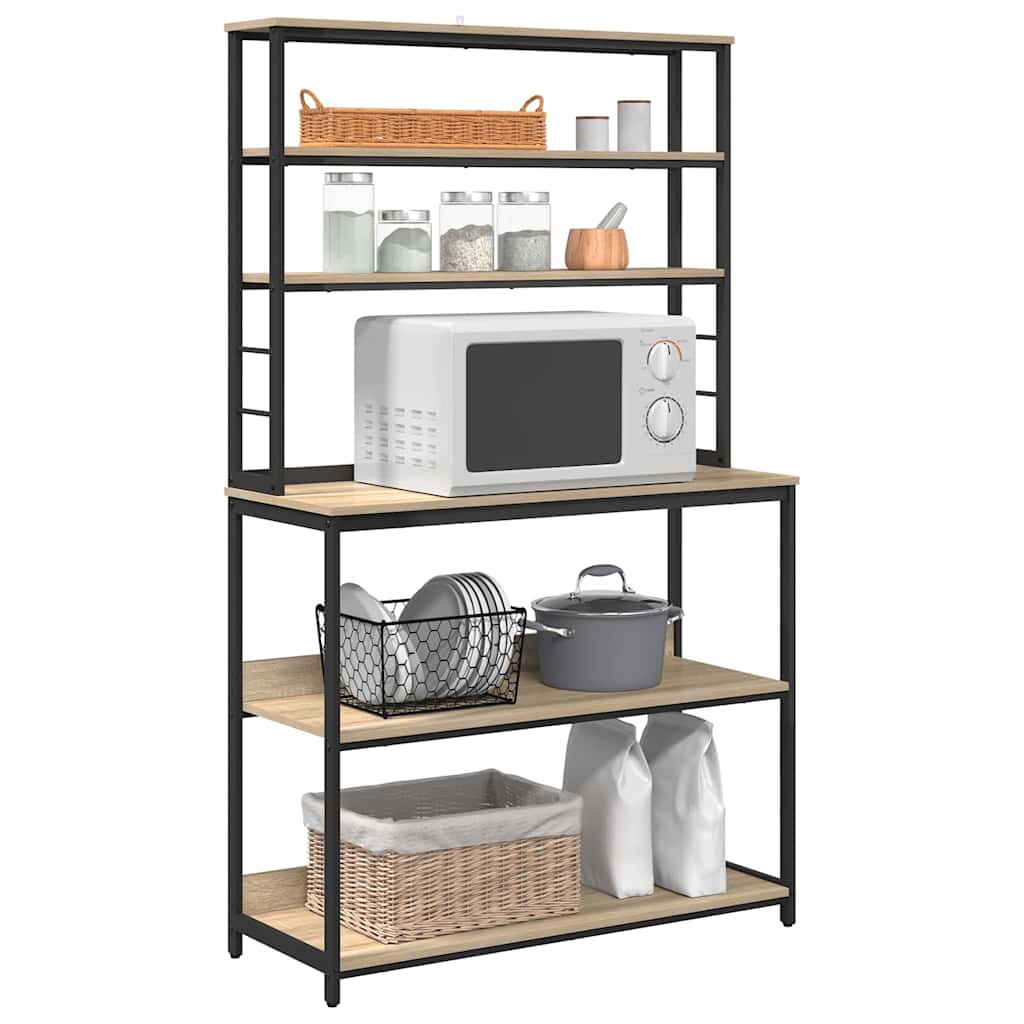 Køkkenhylde Sonoma eg 100 x 40 x 168 cm Konstrueret træ