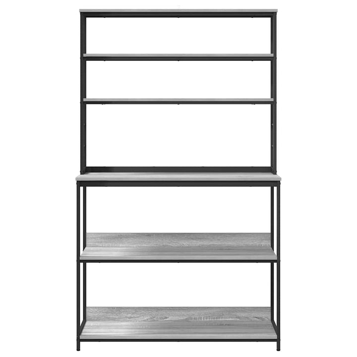 Køkkenhylde 5 niveauer 100 x 40 x 168 cm Konstrueret træ