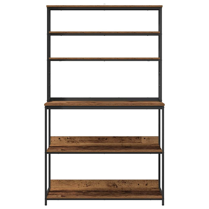 Køkkenhylde Gammelt træ 100 x 40 x 168 cm Konstrueret træ