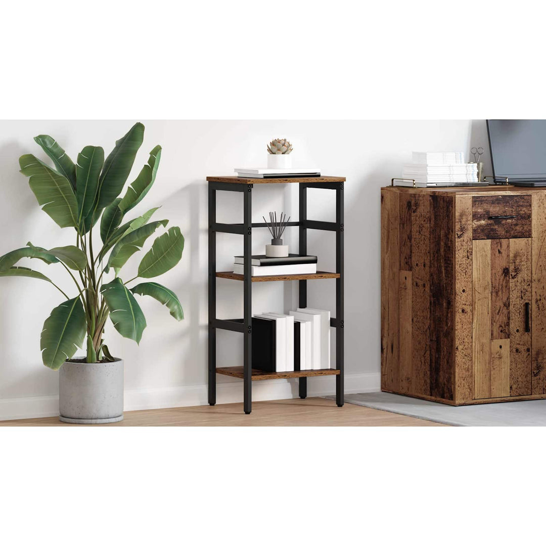 Bogreol Gammelt træ 40 x 29,5 x 81 cm Konstrueret træ