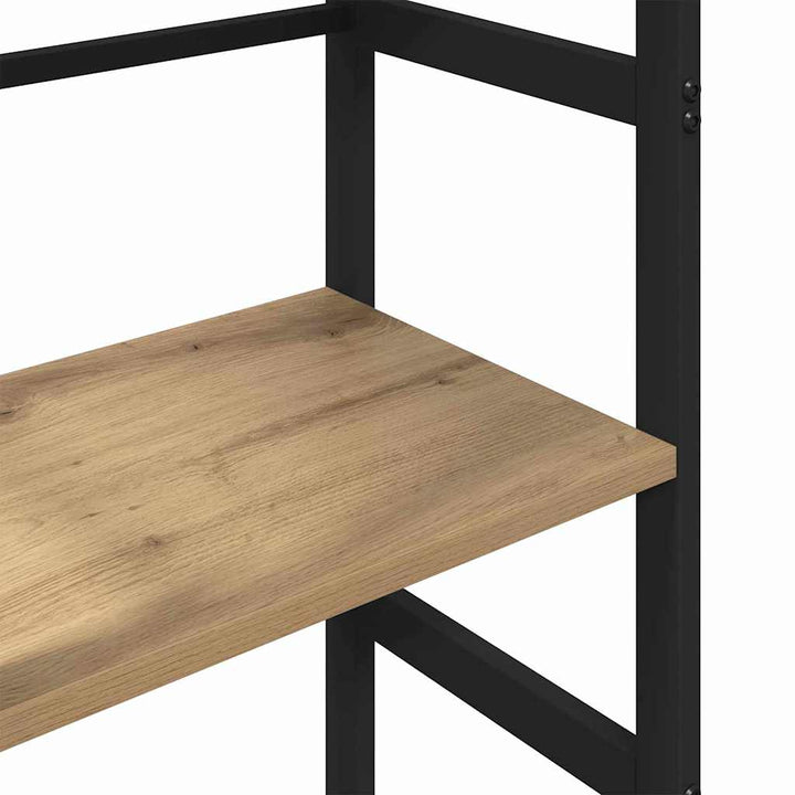 Bogreol 2 niveauer 40 x 29,5 x 81 cm Konstrueret træ