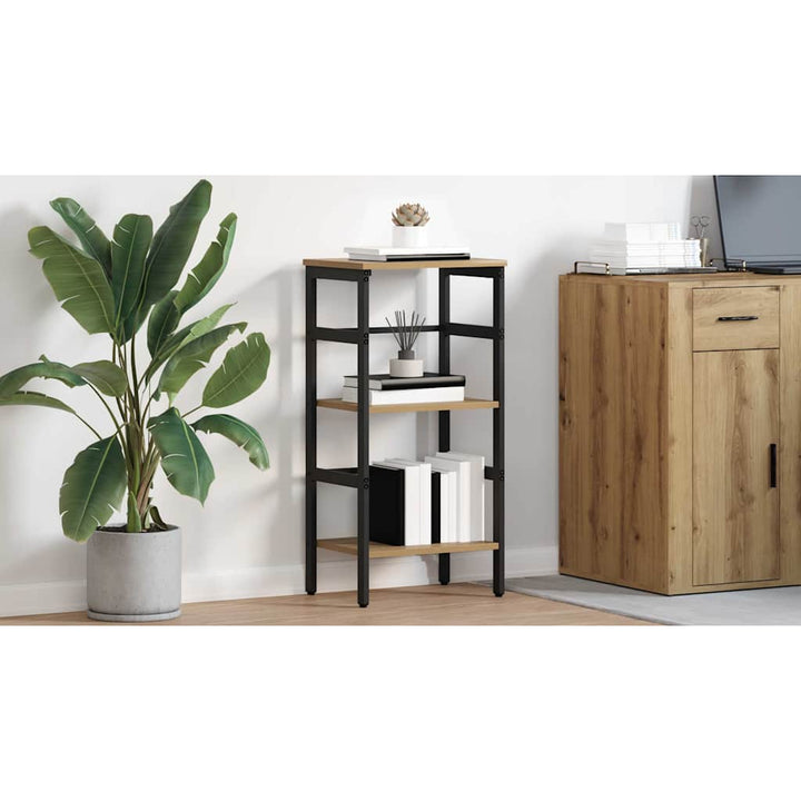 Bogreol Artisan Egetræ 40 x 29,5 x 81 cm Konstrueret træ
