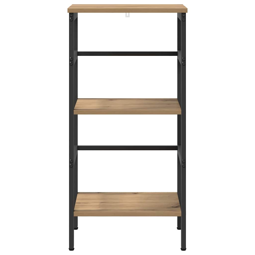 Bogreol 2 niveauer 40 x 29,5 x 81 cm Konstrueret træ
