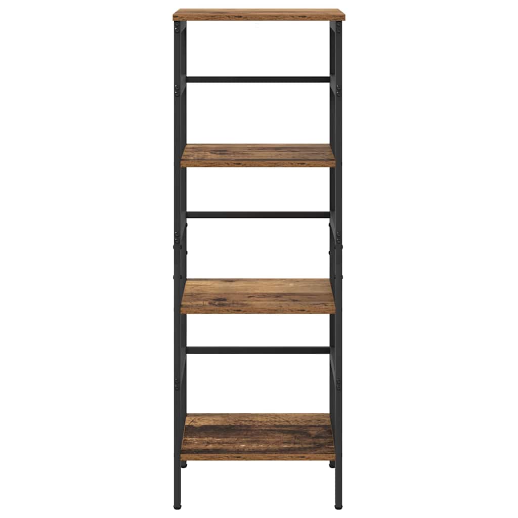 Bogreol Gammelt træ 40 x 29,5 x 115 cm Konstrueret træ