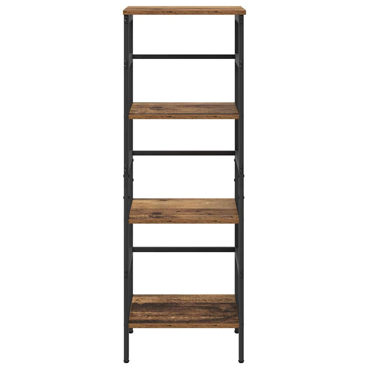 Bogreol Gammelt træ 40 x 29,5 x 115 cm Konstrueret træ