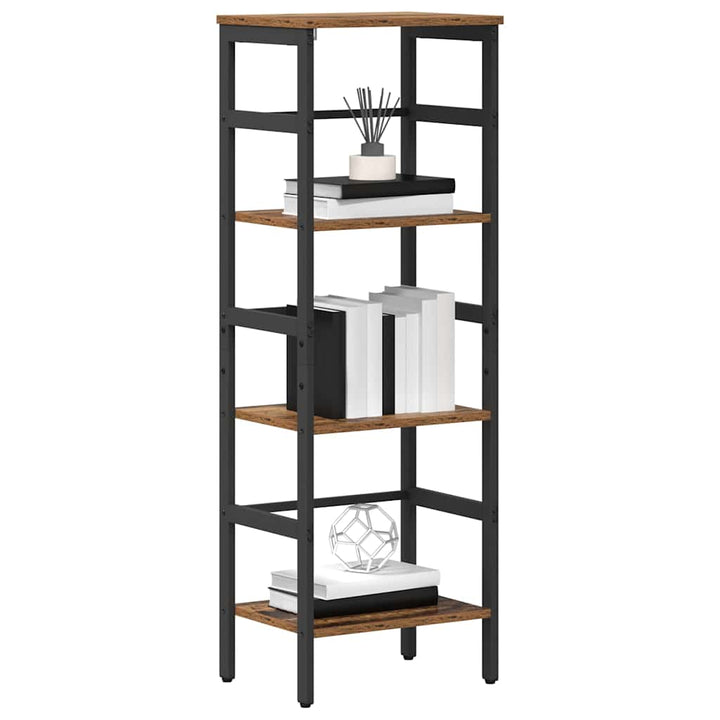 Bogreol Gammelt træ 40 x 29,5 x 115 cm Konstrueret træ