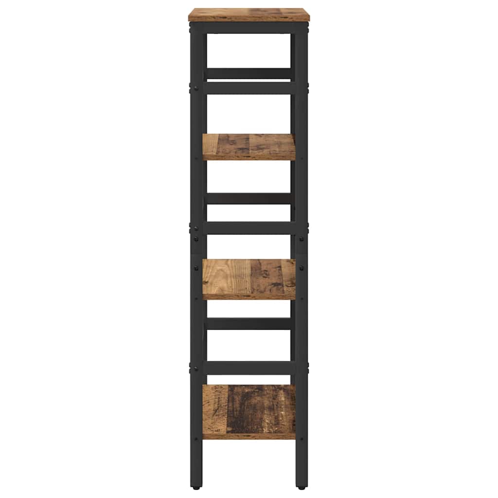 Bogreol Gammelt træ 40 x 29,5 x 115 cm Konstrueret træ