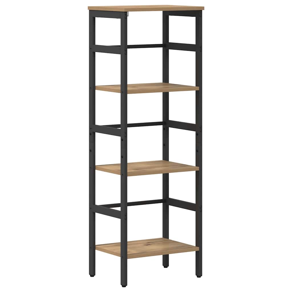 Bogreol Artisan Egetræ 40 x 29,5 x 115 cm Konstrueret træ