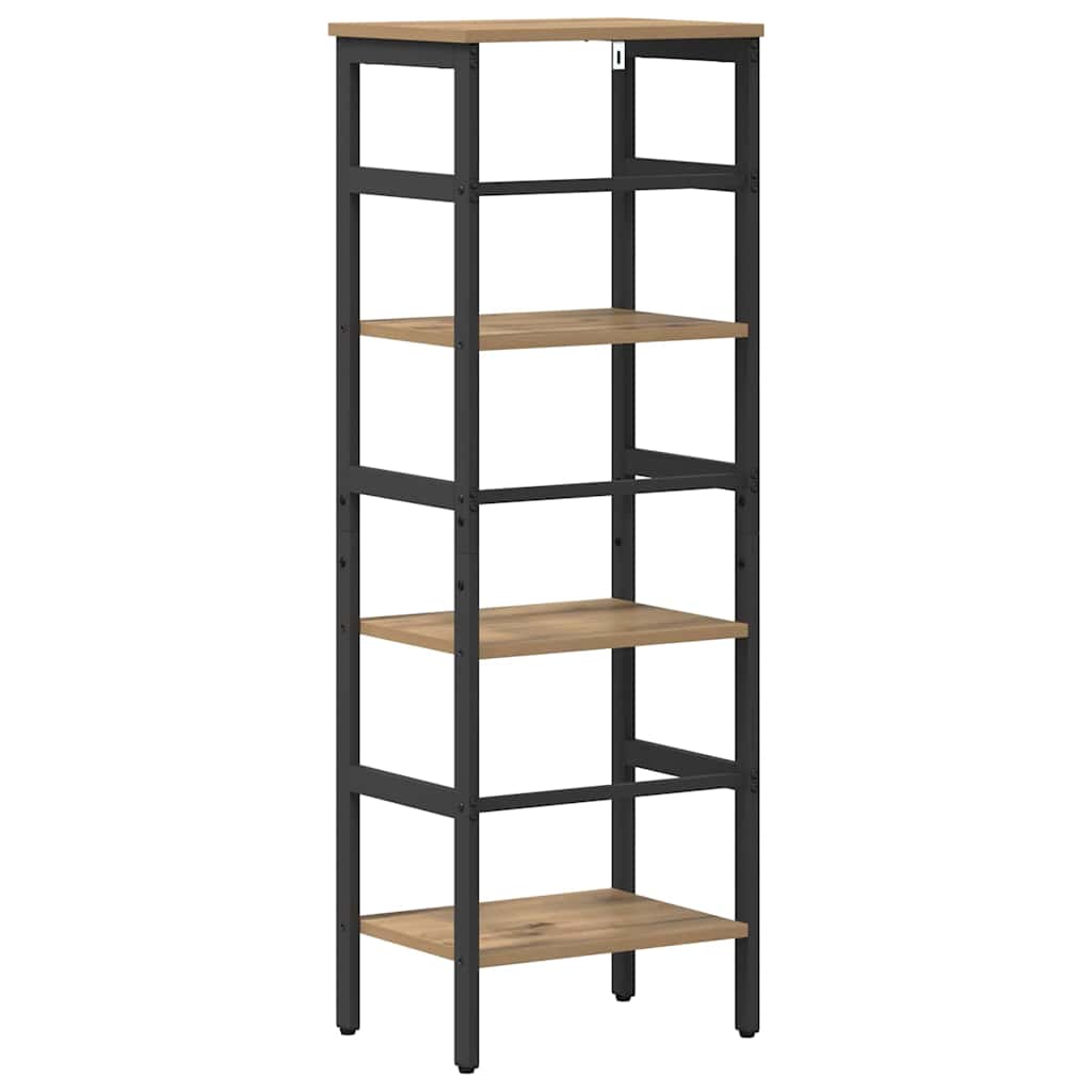 Bogreol Artisan Egetræ 40 x 29,5 x 115 cm Konstrueret træ