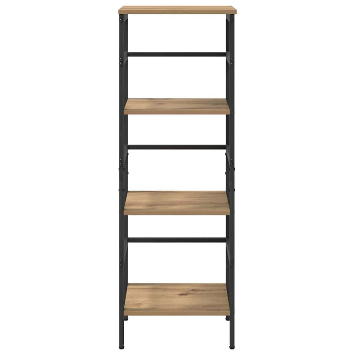 Bogreol Artisan Egetræ 40 x 29,5 x 115 cm Konstrueret træ