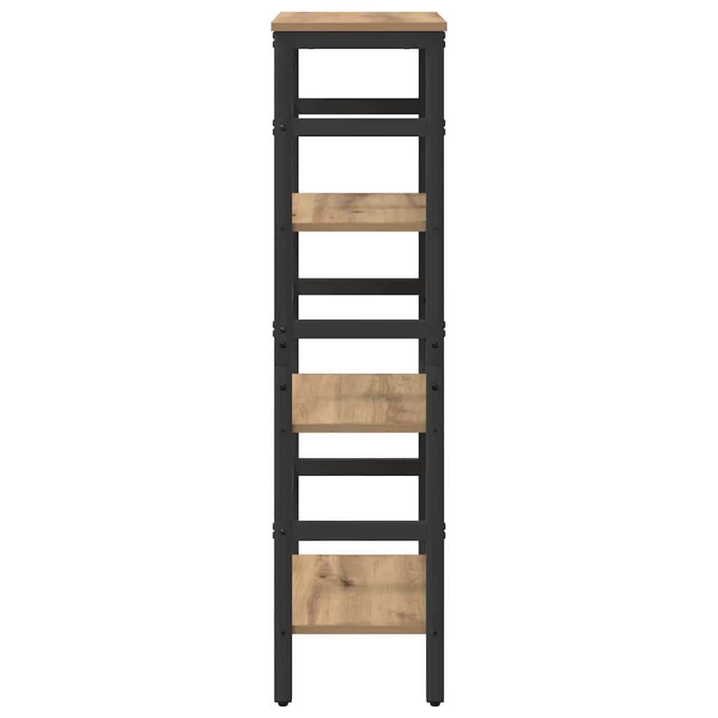 Bogreol Artisan Egetræ 40 x 29,5 x 115 cm Konstrueret træ
